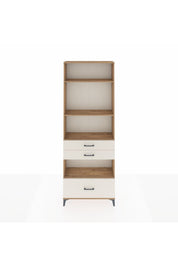 Arges Dolap 4 Raflı 3 Çekmeceli 88x30x243 Çam-Aytaşı