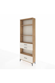 Arges Dolap 4 Raflı 3 Çekmeceli 88x30x243 Çam-Aytaşı