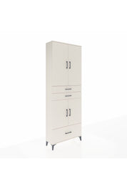 Arges Dolap 5 Raflı 3 Çekmeceli 4 Kapaklı 88x30x243 Aytaşı-Aytaşı