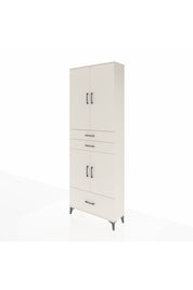 Arges Dolap 5 Raflı 3 Çekmeceli 4 Kapaklı 88x30x243 Aytaşı-Aytaşı