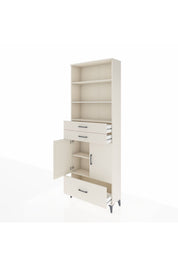 Arges Dolap 5 Raflı 3 Çekmeceli 2 Kapaklı 88x30x243 Aytaşı-Aytaşı