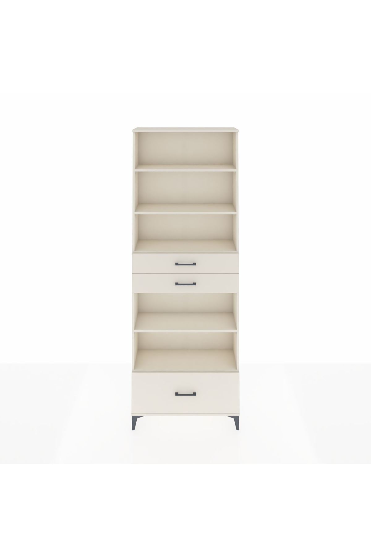 Arges Dolap 5 Raflı 3 Çekmeceli 88x30x243 Aytaşı-Aytaşı