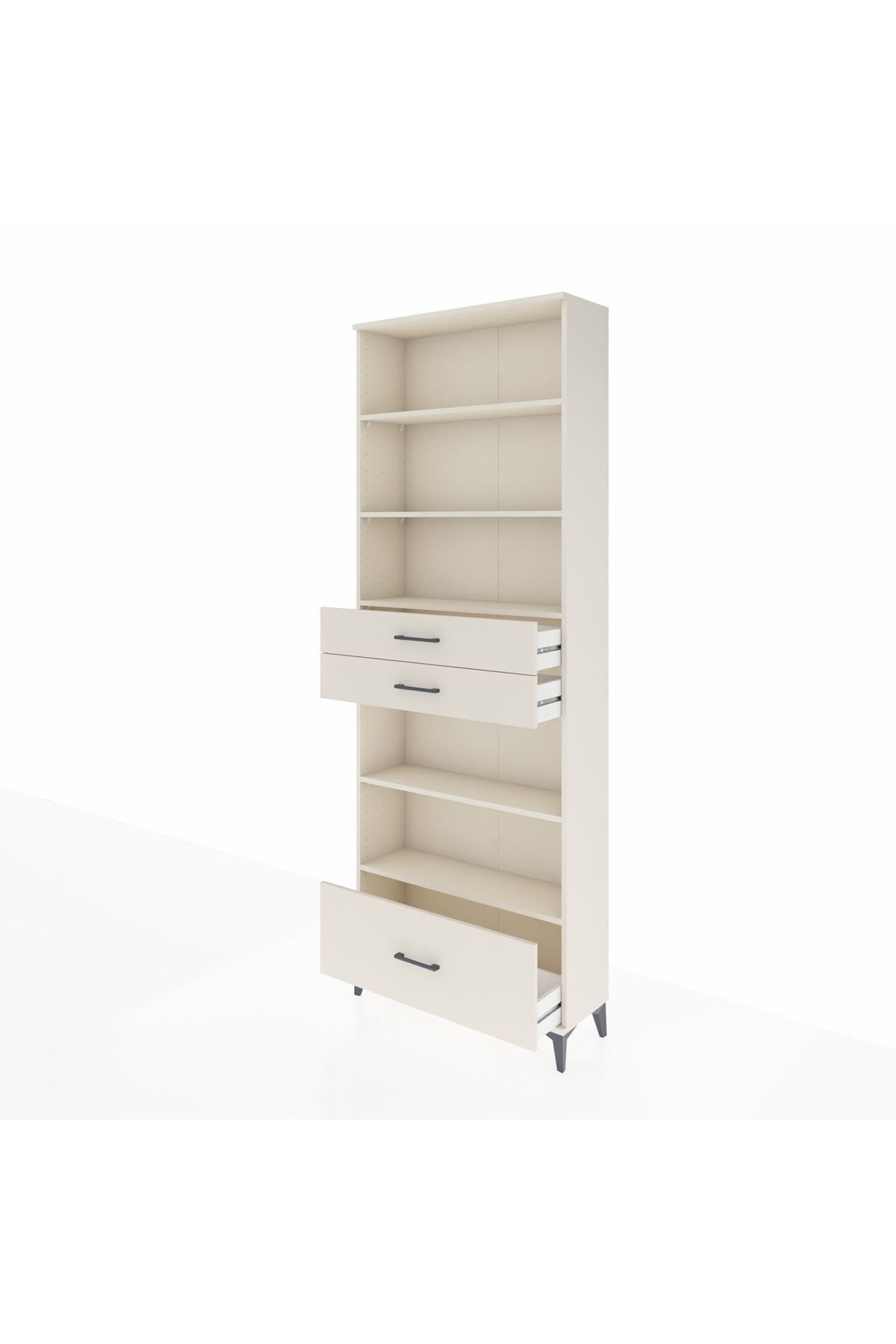 Arges Dolap 5 Raflı 3 Çekmeceli 88x30x243 Aytaşı-Aytaşı