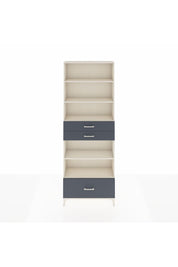 Arges Dolap 5 Raflı 3 Çekmeceli 88x30x243 Aytaşı-Antrasit