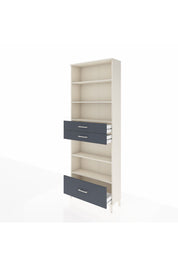 Arges Dolap 5 Raflı 3 Çekmeceli 88x30x243 Aytaşı-Antrasit