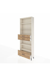 Arges Dolap 5 Raflı 3 Çekmeceli 88x30x243 Aytaşı-Çam