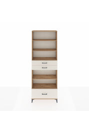 Arges Dolap 5 Raflı 3 Çekmeceli 88x30x243 Çam-Aytaşı