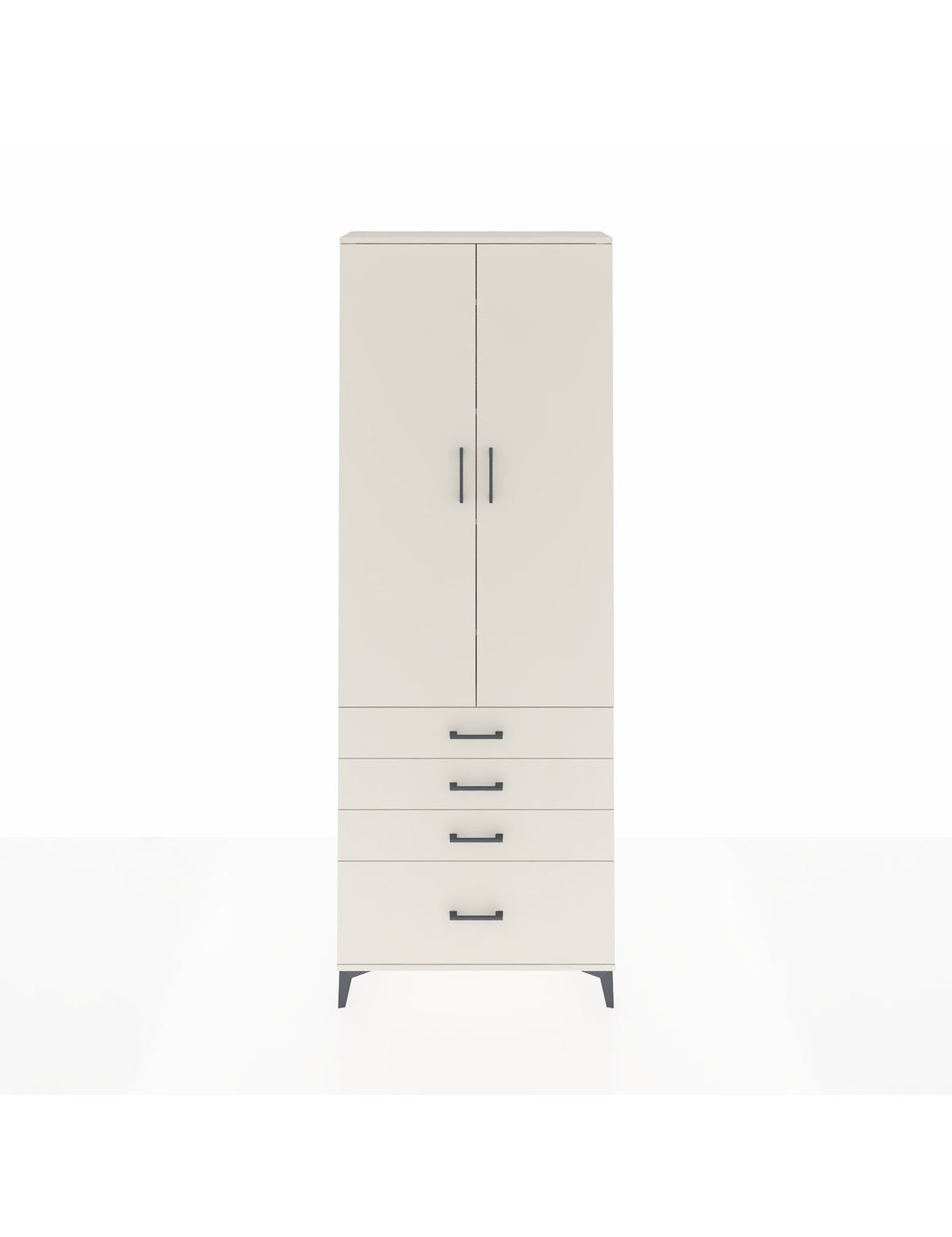 Arges Dolap 5 Raflı 4 Çekmeceli 2 Kapaklı 88x30x243 Aytaşı-Aytaşı