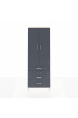 Arges Dolap 5 Raflı 4 Çekmeceli 2 Kapaklı 88x30x243
