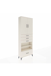 Arges Dolap 5 Raflı 4 Çekmeceli 2 Kapaklı 88x30x243 Aytaşı-Aytaşı