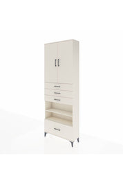 Arges Dolap 5 Raflı 4 Çekmeceli 2 Kapaklı 88x30x243 Aytaşı-Aytaşı