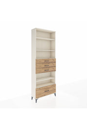 Arges Dolap 5 Raflı 4 Çekmeceli 88x30x243 Aytaşı-Çam