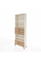 Arges Dolap 5 Raflı 4 Çekmeceli 88x30x243 Aytaşı-Çam