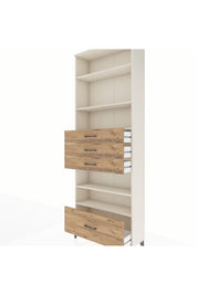 Arges Dolap 5 Raflı 4 Çekmeceli 88x30x243 Aytaşı-Çam