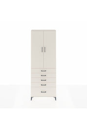 Arges Dolap 4 Raflı 5 Çekmeceli 2 Kapaklı 88x30x243 Aytaşı-Aytaşı