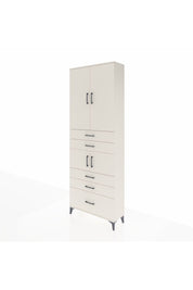 Arges Dolap 4 Raflı 5 Çekmeceli 4 Kapaklı 88x30x243 Aytaşı-Aytaşı