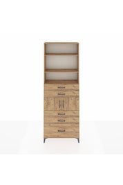 Arges Dolap 4 Raflı 5 Çekmeceli 2 Kapaklı 88x30x243 - S33M024V9A