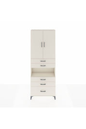 Arges Dolap 4 Raflı 5 Çekmeceli 2 Kapaklı 88x30x243 Aytaşı-Aytaşı