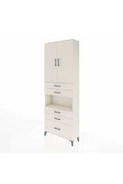 Arges Dolap 4 Raflı 5 Çekmeceli 2 Kapaklı 88x30x243 Aytaşı-Aytaşı