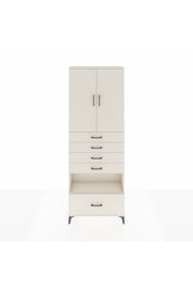 Arges Dolap 4 Raflı 5 Çekmeceli 2 Kapaklı 88x30x243 Aytaşı-Aytaşı