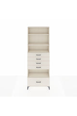 Arges Dolap 4 Raflı 5 Çekmeceli 88x30x243