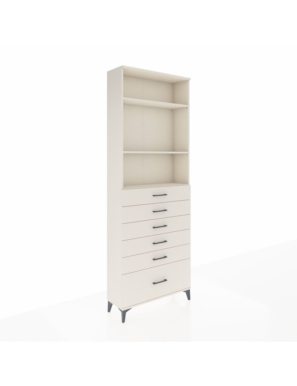 Arges Dolap 3 Raflı 6 Çekmeceli 88x30x243 Aytaşı-Aytaşı