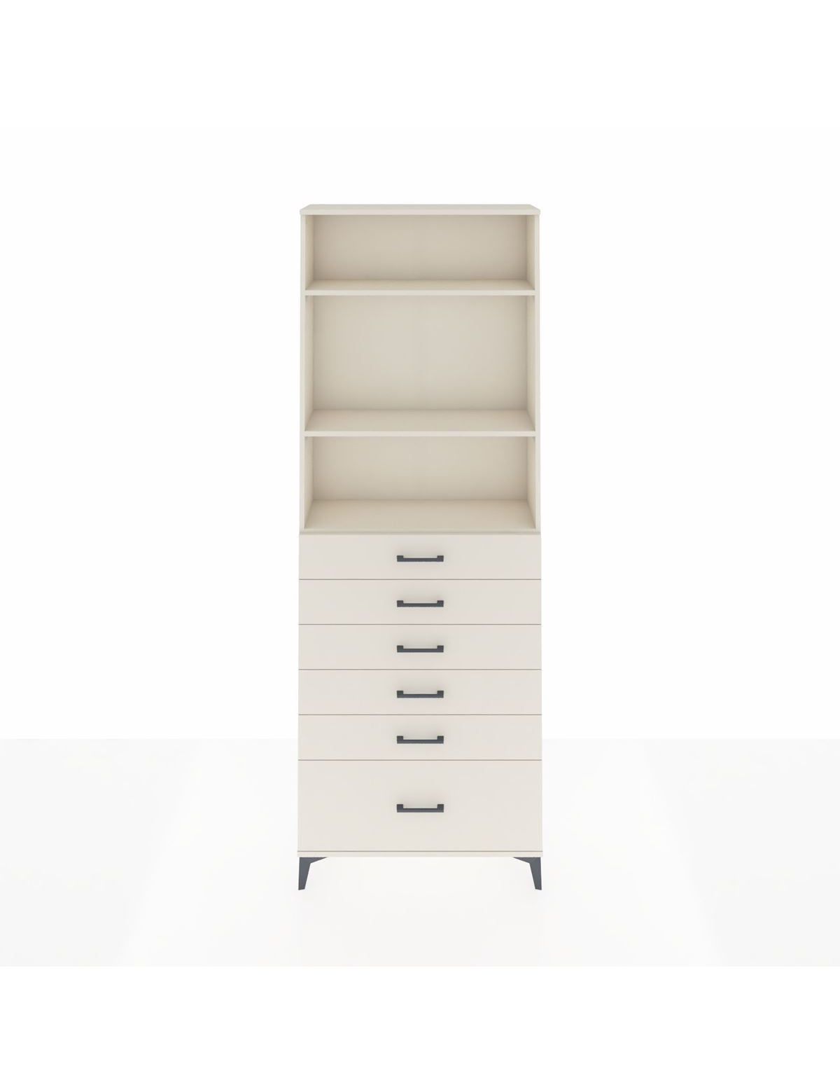 Arges Dolap 3 Raflı 6 Çekmeceli 88x30x243 Aytaşı-Aytaşı