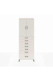 Arges Dolap 3 Raflı 7 Çekmeceli 2 Kapaklı 88x30x243 Aytaşı-Aytaşı