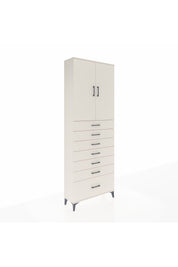 Arges Dolap 3 Raflı 7 Çekmeceli 2 Kapaklı 88x30x243 Aytaşı-Aytaşı