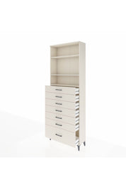 Arges Dolap 3 Raflı 7 Çekmeceli 88x30x243 Aytaşı-Aytaşı