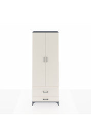 Arges Dolap 4 Raflı 2 Çekmeceli 2 Kapaklı 88x30x243 Antrasit-Aytaşı