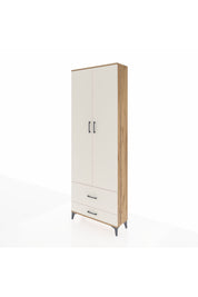 Arges Dolap 4 Raflı 2 Çekmeceli 2 Kapaklı 88x30x243 Çam-Aytaşı