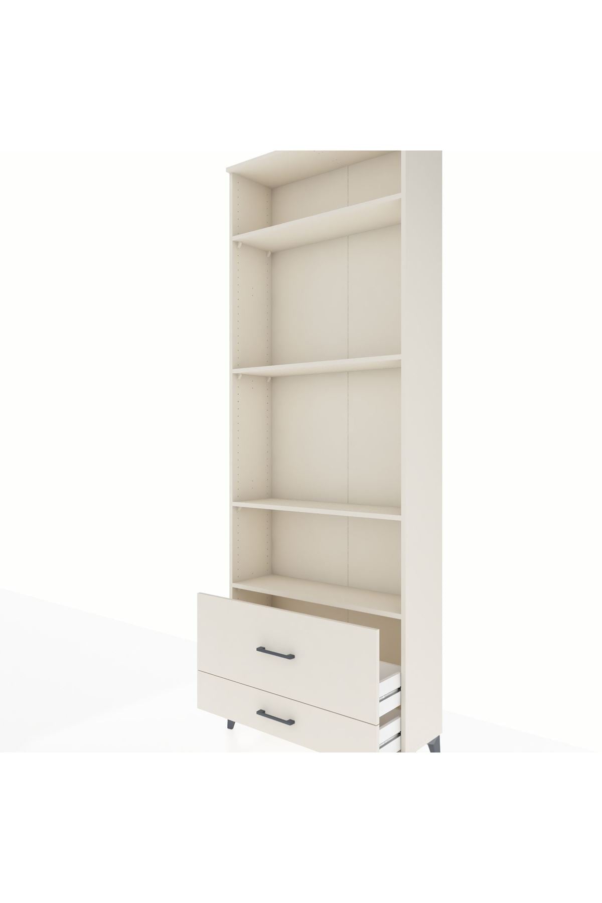 Arges Dolap 4 Raflı 2 Çekmeceli 88x30x243 Aytaşı-Aytaşı