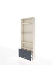 Arges Dolap 4 Raflı 2 Çekmeceli 88x30x243 Aytaşı-Antrasit