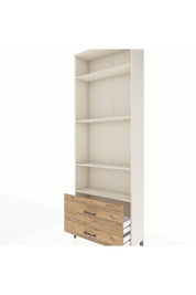 Arges Dolap 4 Raflı 2 Çekmeceli 88x30x243 Aytaşı-Çam