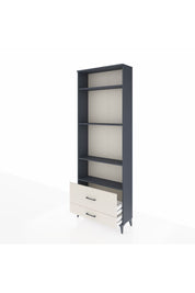 Arges Dolap 4 Raflı 2 Çekmeceli 88x30x243 Antrasit-Aytaşı