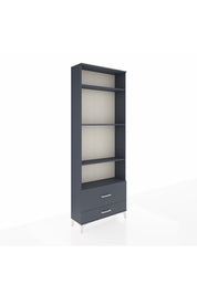 Arges Dolap 4 Raflı 2 Çekmeceli 88x30x243 Antrasit-Antrasit