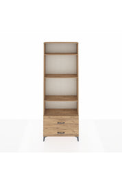 Arges Dolap 4 Raflı 2 Çekmeceli 88x30x243 Çam-Çam