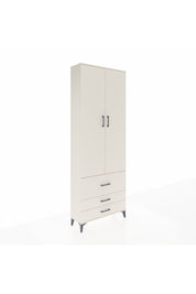 Arges Dolap 4 Raflı 3 Çekmeceli 2 Kapaklı 88x30x243 Aytaşı-Aytaşı
