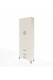 Arges Dolap 4 Raflı 3 Çekmeceli 2 Kapaklı 88x30x243 Aytaşı-Aytaşı