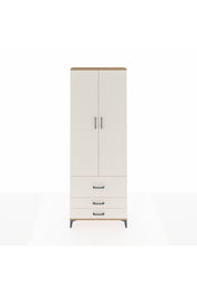 Arges Dolap 4 Raflı 3 Çekmeceli 2 Kapaklı 88x30x243 Çam-Aytaşı