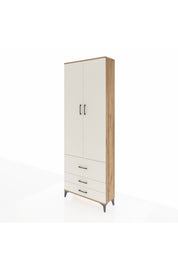 Arges Dolap 4 Raflı 3 Çekmeceli 2 Kapaklı 88x30x243 Çam-Aytaşı