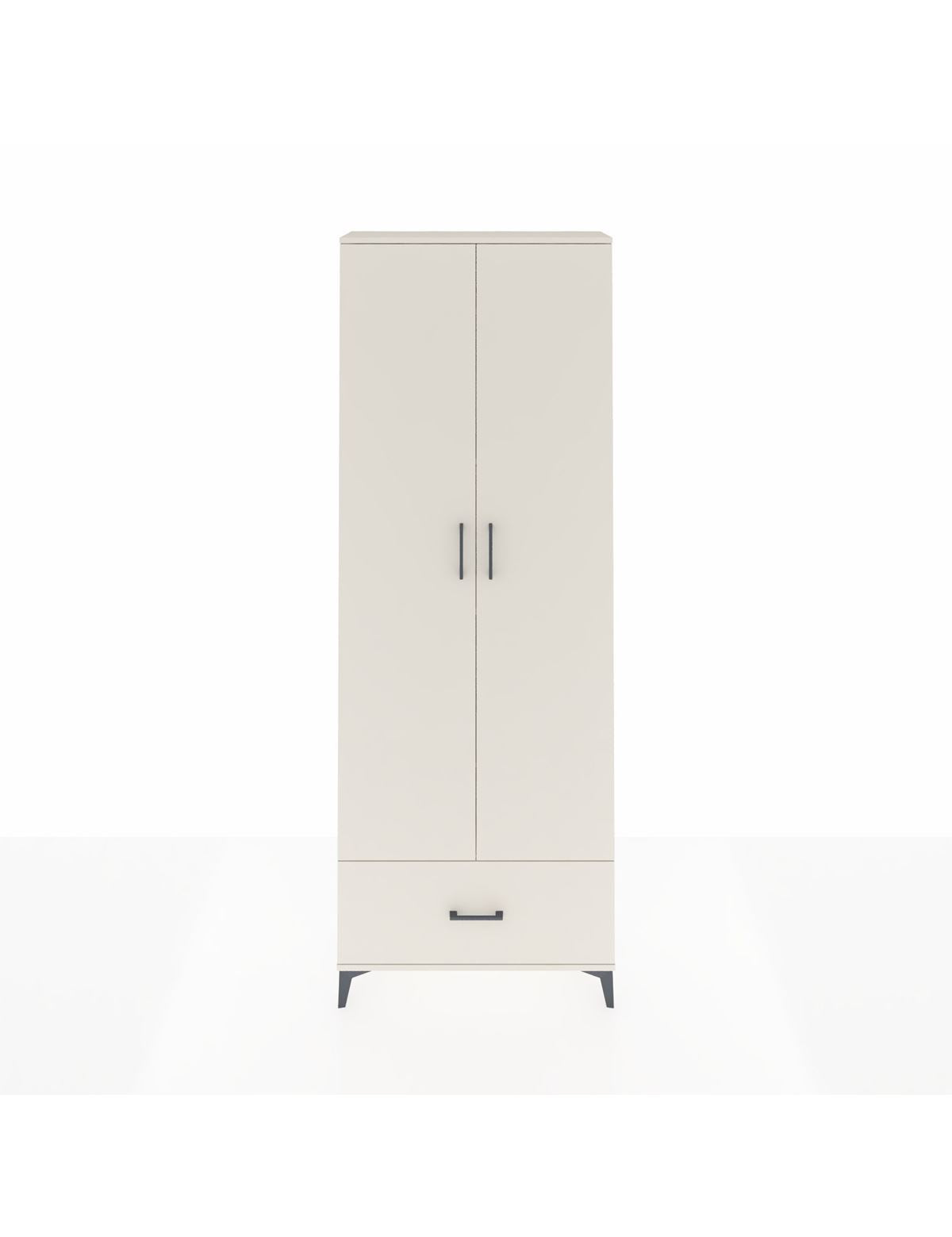 Arges Dolap 5 Raflı Tek Çekmeceli 2 Kapaklı 88x30x243 Aytaşı-Aytaşı