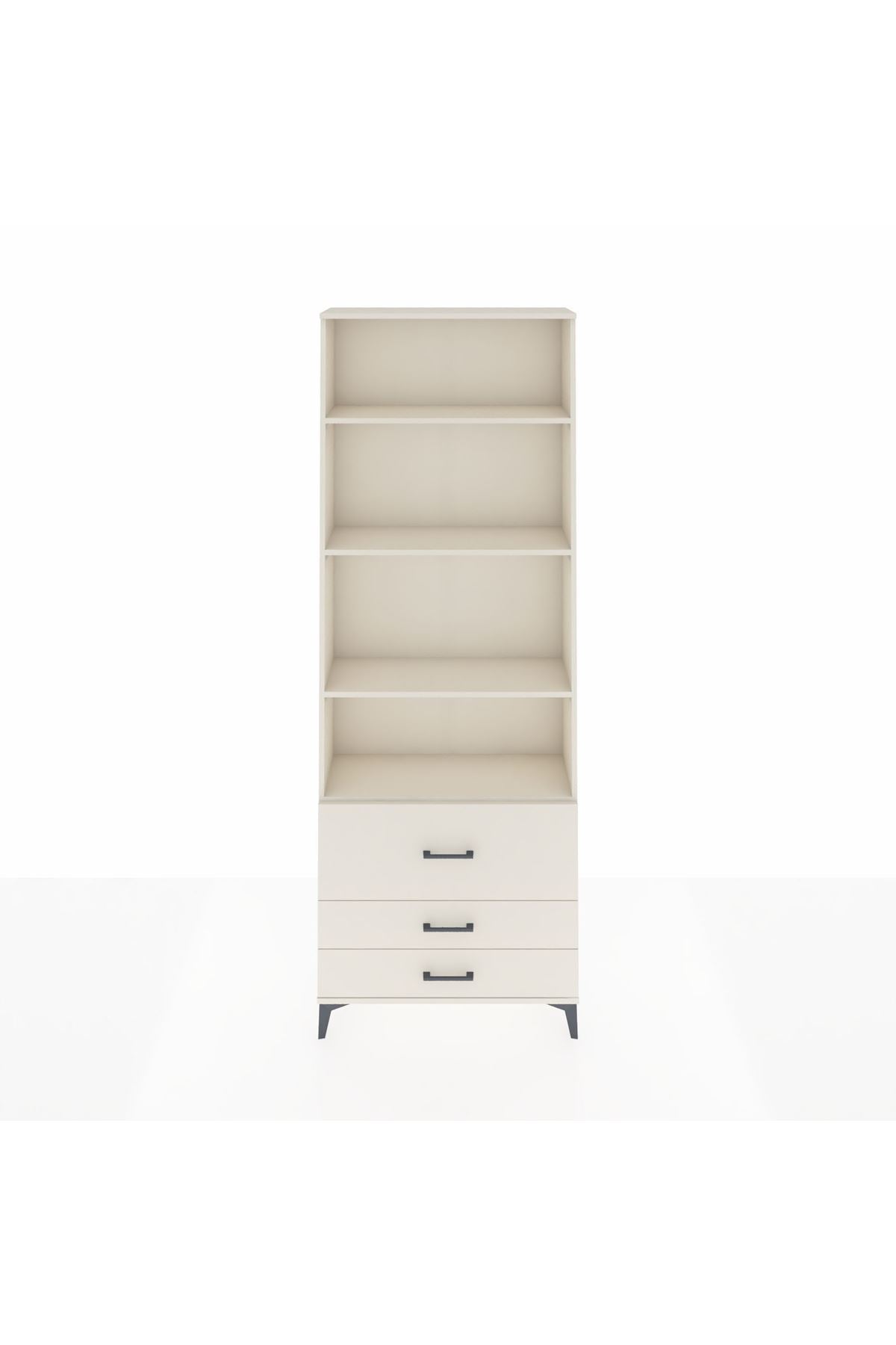 Arges Dolap 4 Raflı 3 Çekmeceli 88x30x243 Aytaşı-Aytaşı