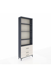 Arges Dolap 4 Raflı 3 Çekmeceli 88x30x243 Antrasit-Aytaşı