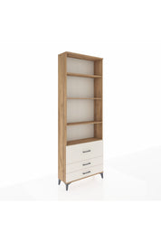 Arges Dolap 4 Raflı 3 Çekmeceli 88x30x243 Çam-Aytaşı