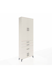 Arges Dolap 3 Raflı 3 Çekmeceli 4 Kapaklı 88x30x243 Aytaşı-Aytaşı