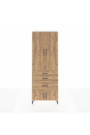 Arges Dolap 3 Raflı 3 Çekmeceli 4 Kapaklı 88x30x243 Aytaşı-Çam