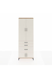 Arges Dolap 3 Raflı 3 Çekmeceli 4 Kapaklı 88x30x243 Çam-Aytaşı