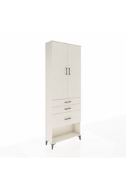 Arges Dolap 3 Raflı 3 Çekmeceli 2 Kapaklı 88x30x243 Aytaşı-Aytaşı
